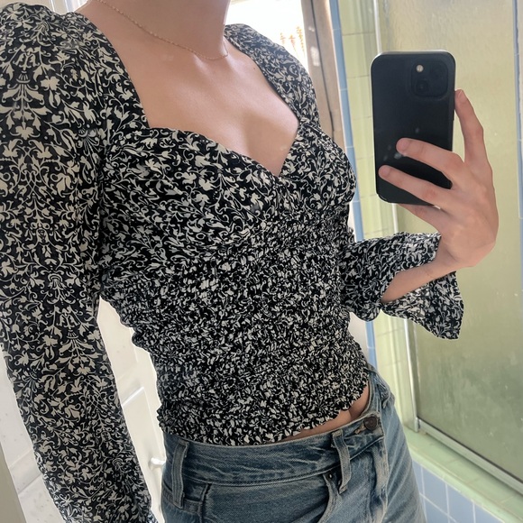 REFORMATION RUSSET TOP | XS - Picture 1 of 6